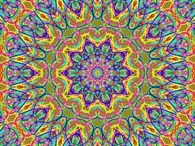 An Artwork From `The Exhibition of Mixed Arabesque, Fractal, Kaleidoscope, Spirograph, Spiral-Swirling Pattern, Symmetrical Design and Mandala Motifs`. (The artworks were made by The Tuykun Sisters who are from the visitors and fans of Artislamic.com. All rights reserved.)