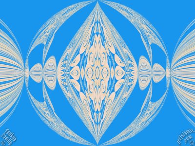 An Artwork From `The Exhibition of Mixed Arabesque, Fractal, Kaleidoscope, Spirograph, Spiral-Swirling Pattern, Symmetrical Design and Mandala Motifs`. (The artworks were made by The Tuykun Sisters who are from the visitors and fans of Artislamic.com. All rights reserved.)